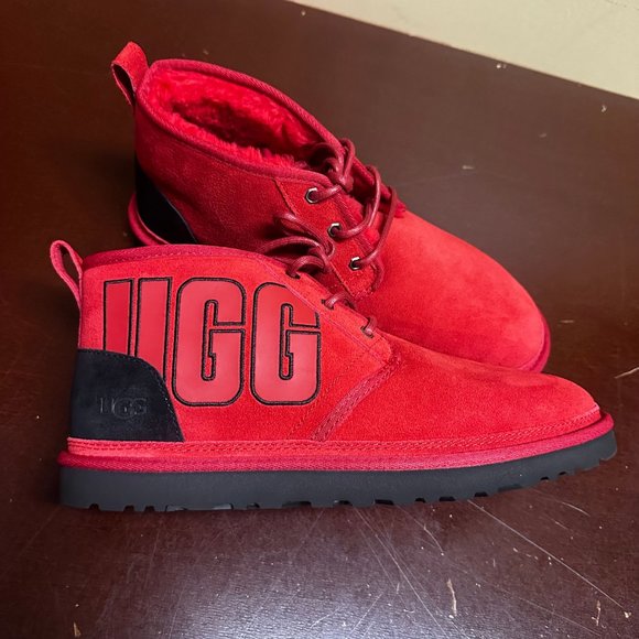 UGG Mens Neumel Graphic Outline 1130715 Round Toe Chukka Boot Size US 12 main image 6